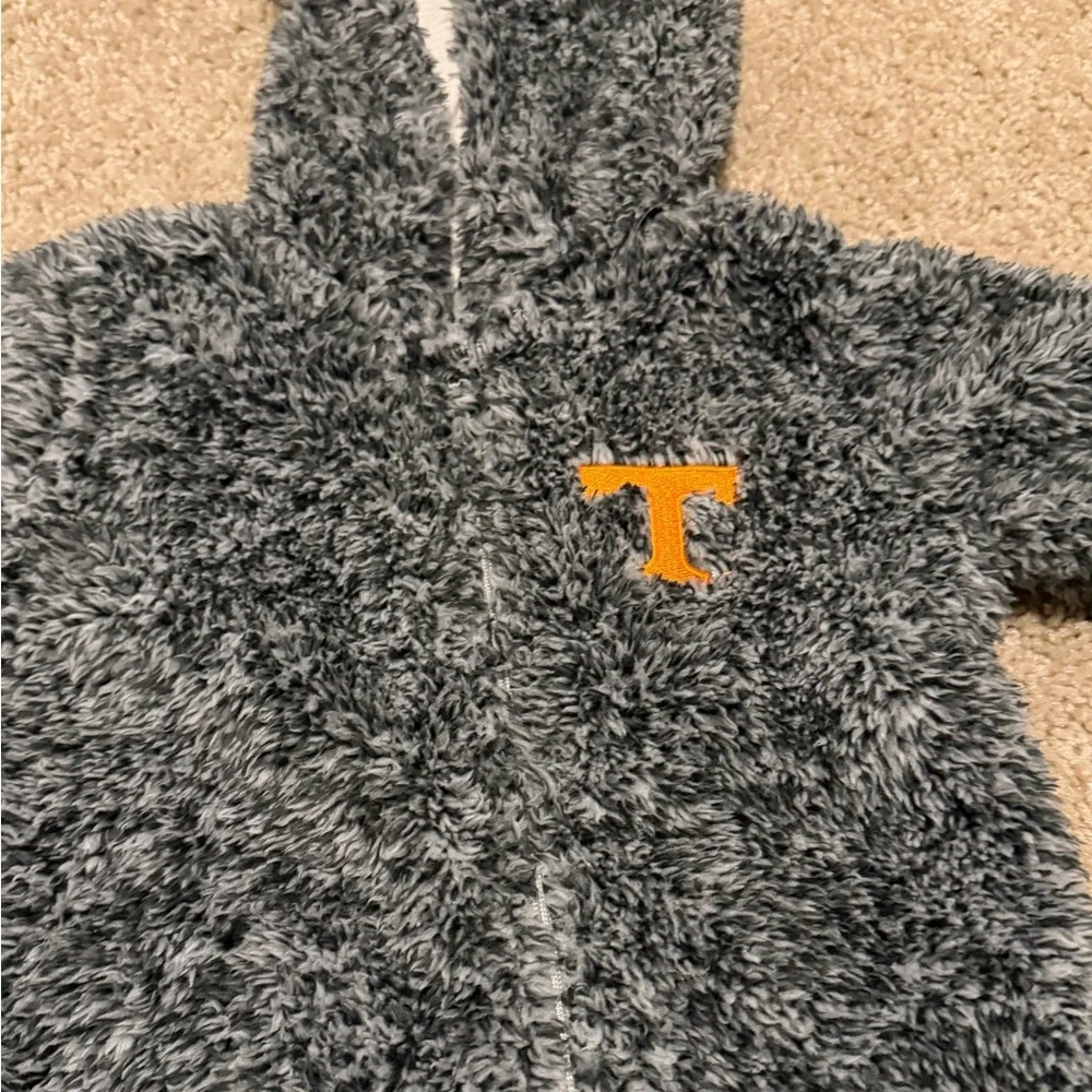 Tennessee Volunteers Game Nap Teddy Fleece Bunting Sleeper Size 3-6 Months